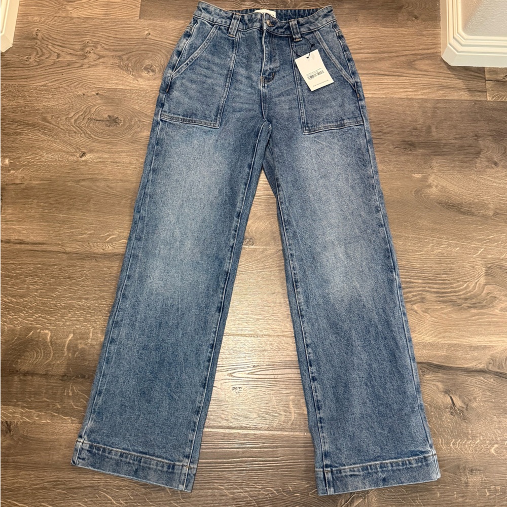 Princess Polly Carsen Wide Jeans - Picture 2 of 8